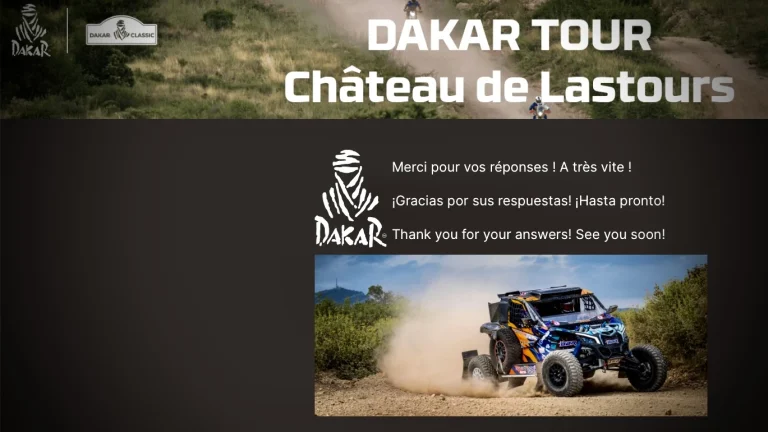 Classic Raid  con el Dakar en Chateau Les Tours